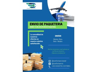 Envío de paquetería (Bata-Malabo-Bata)